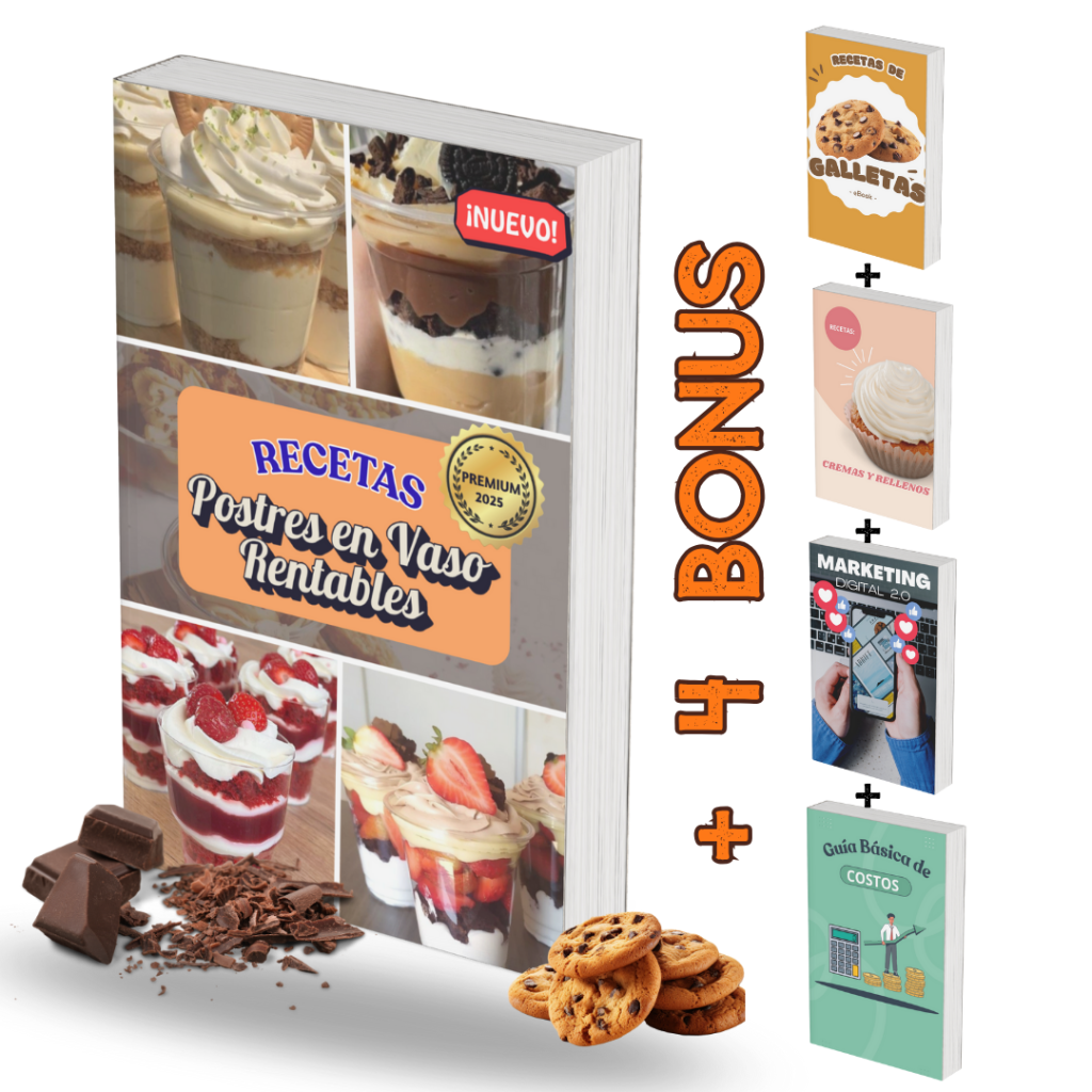 Postres en Vasos: Recetas Irresistibles para Sorprender o Emprender