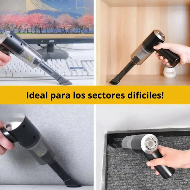 Tu solución perfecta : Aspiradora De Mano Recargable 2 en 1
