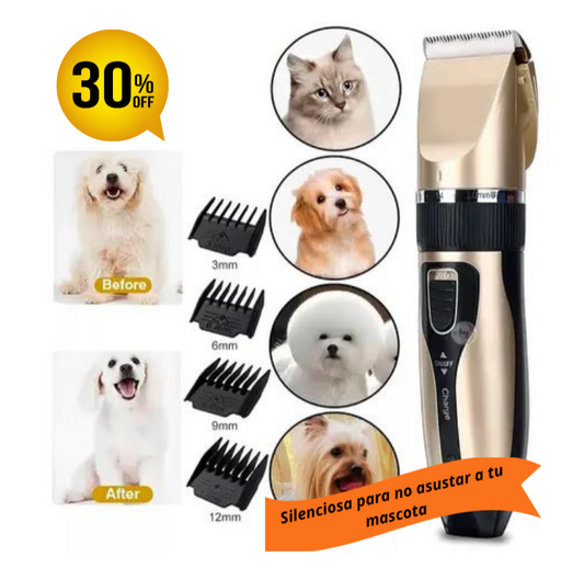 Corta pelos profesional que te da resultados de peluquería de forma fácil, segura + Guía de recetas caninas GRATIS